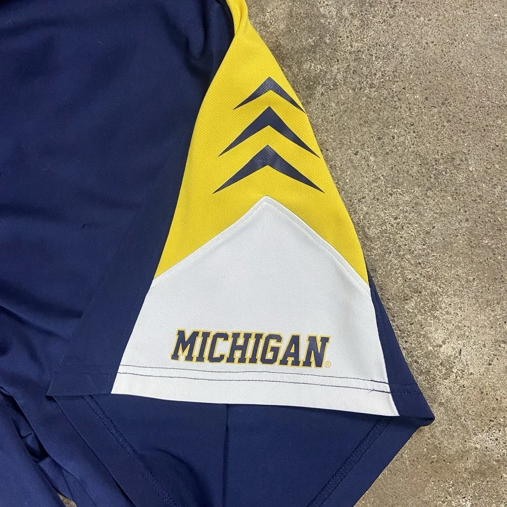 University of Michigan Pro Edge Shorts‎ Size 2XL Navy Wolverines Athletic NCAA
